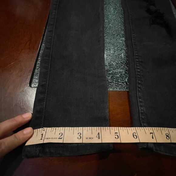 Hollister Black Super Skinny Advanced Stretch Distressed Skinny Jeans Size 9/29 - Picture 12 of 13